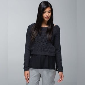 Lululemon Be Present Pullover Cropped Sweater
